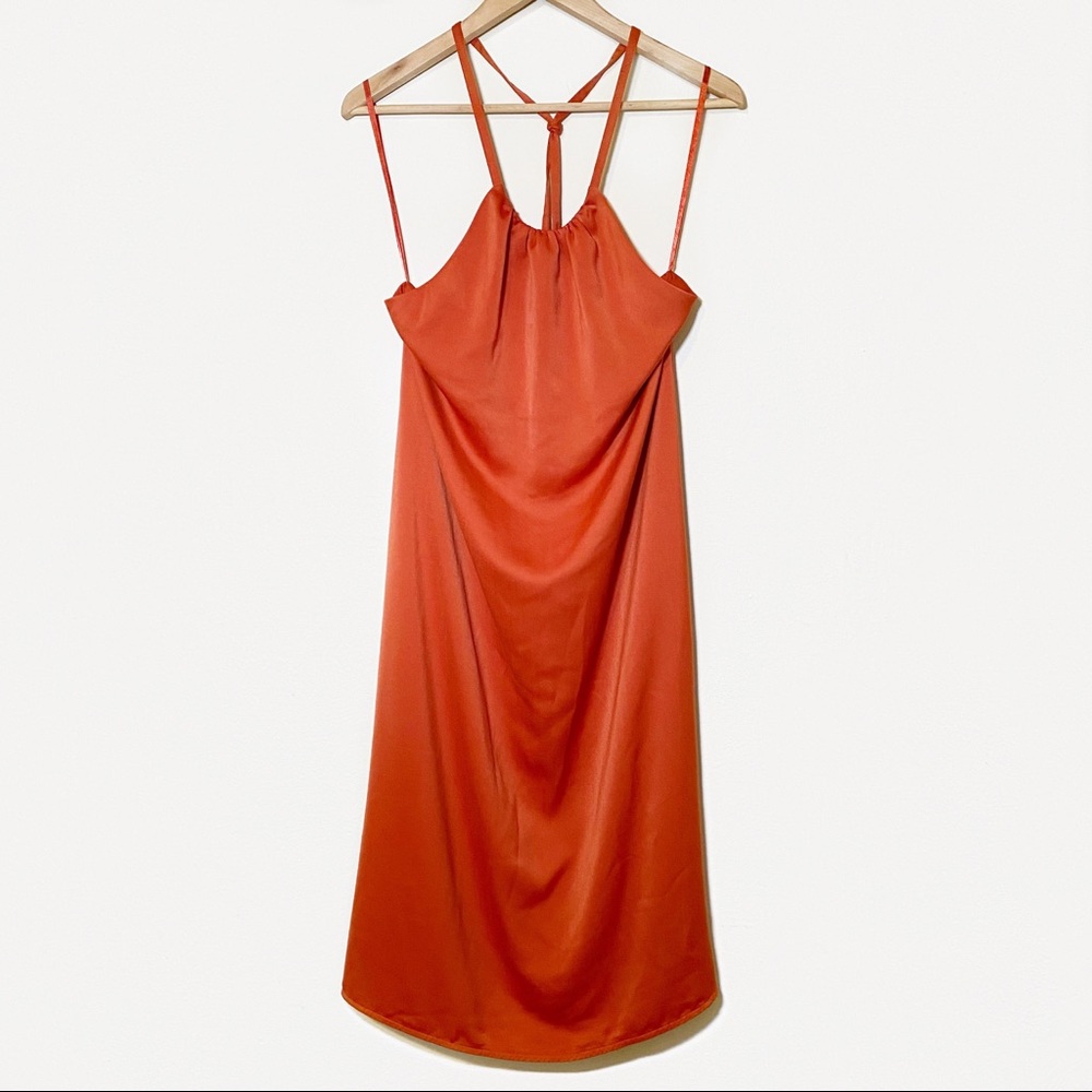 French Connection Halter Midi Dress Women’s size 2 - Picture 2 of 7